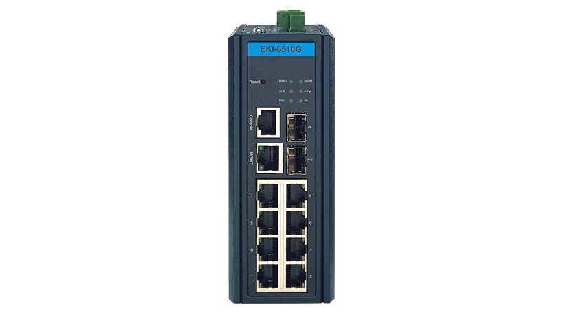 Advantech Introduces the CC-Link IE TSN Class A & B Certified EKI-8510G Switch